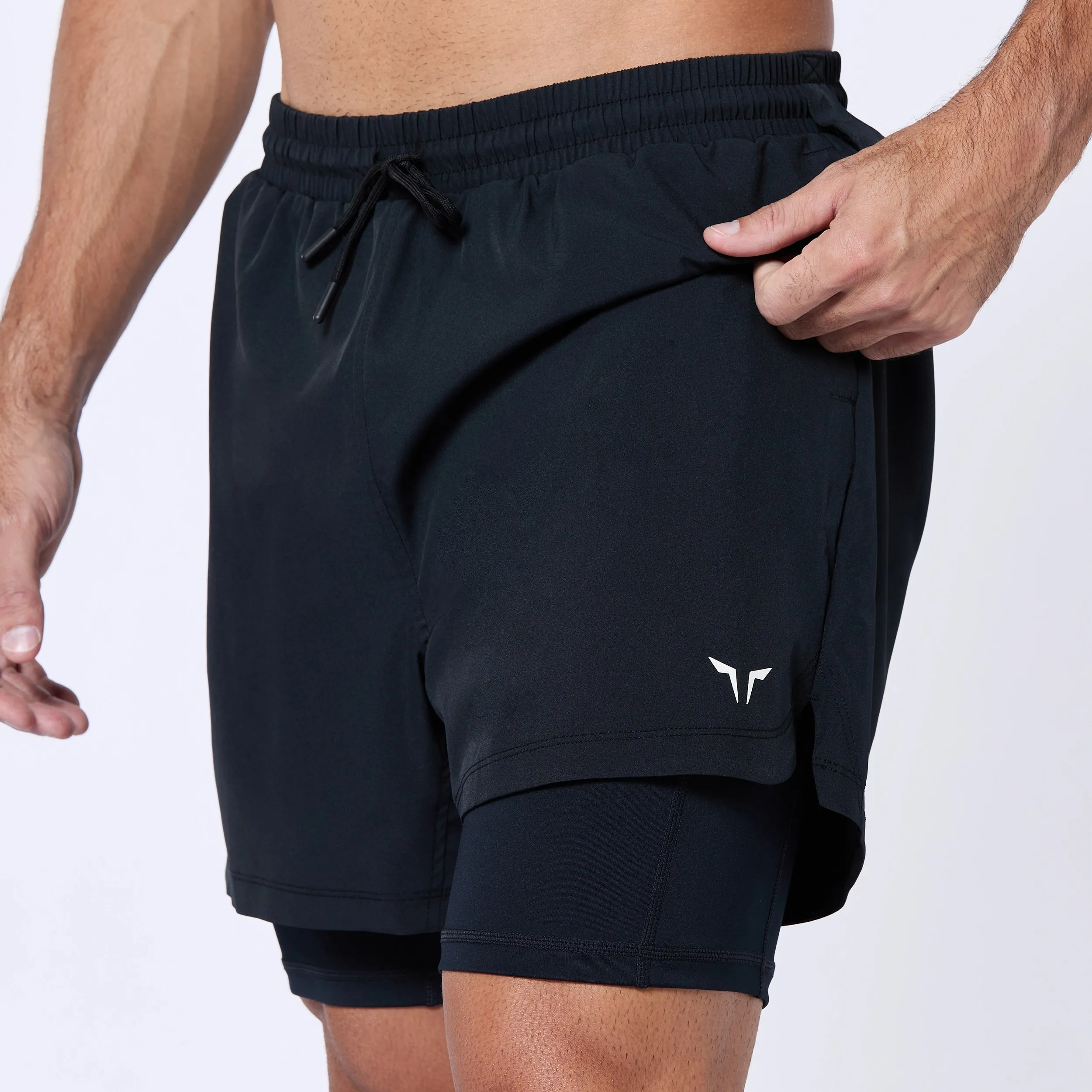 Essential 5" Pro 2-In-1 Shorts - Black