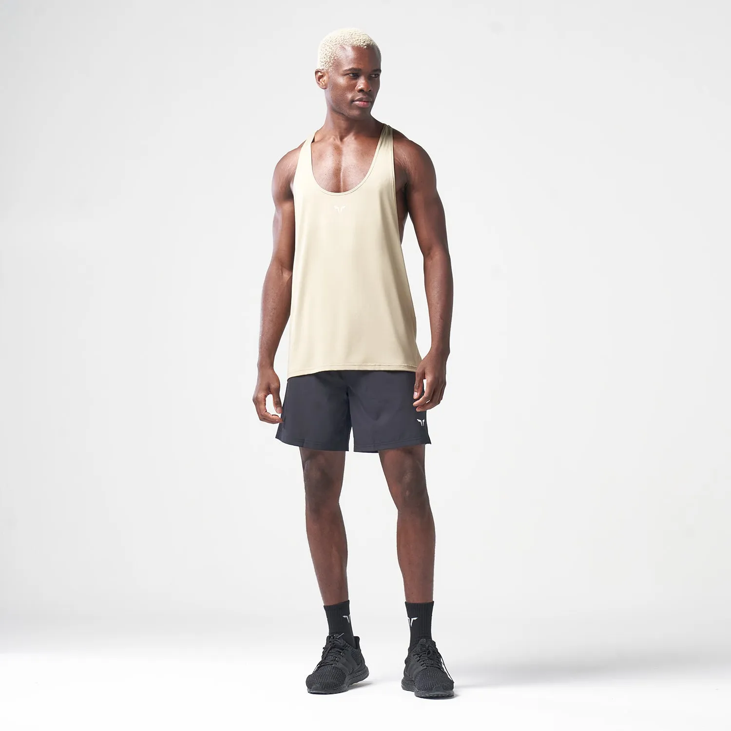 Essential Gym Stringer - Sand