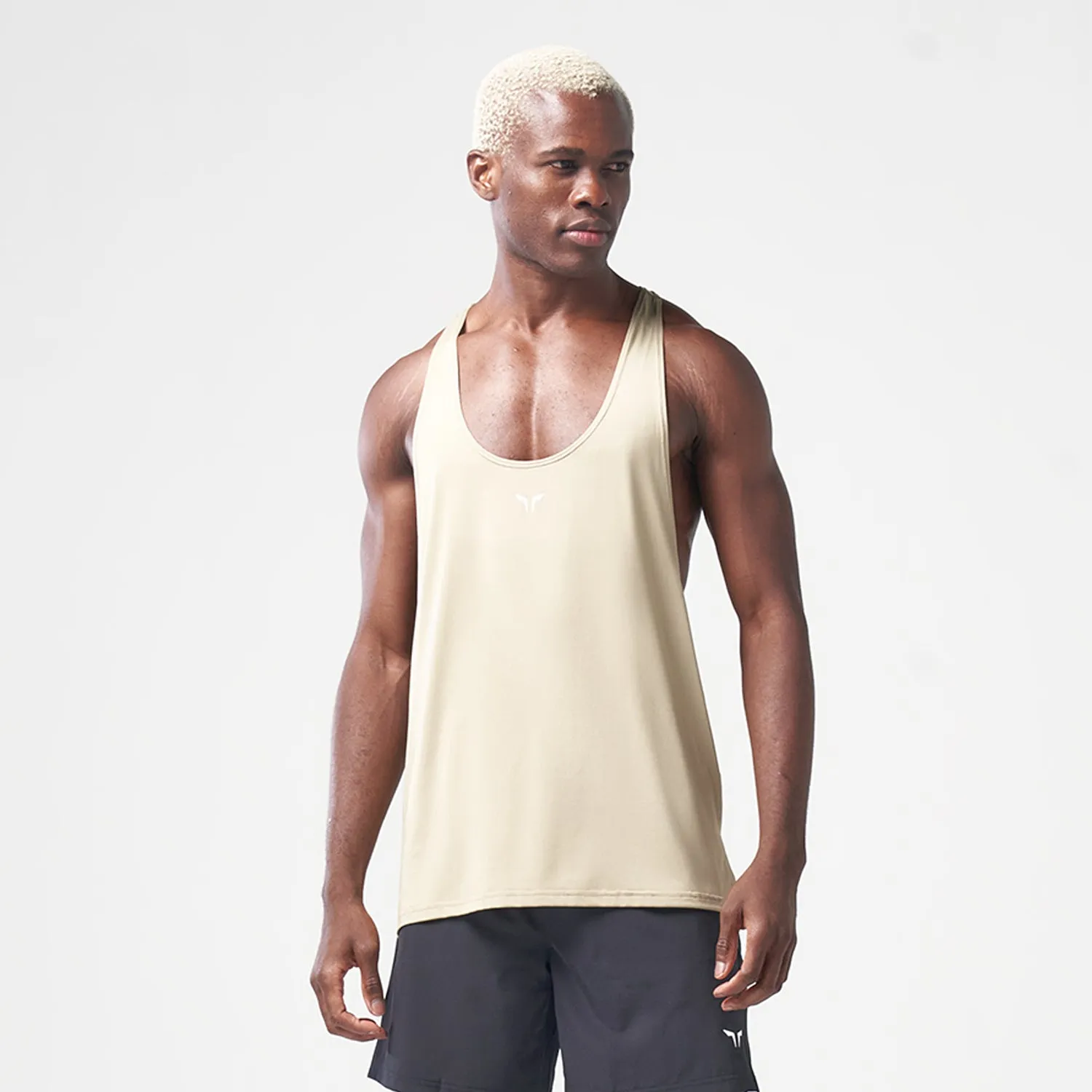 Essential Gym Stringer - Sand