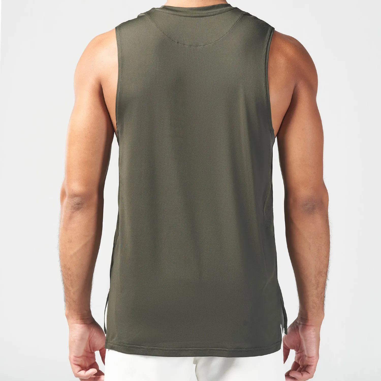 Essential Gym Tank- Khaki