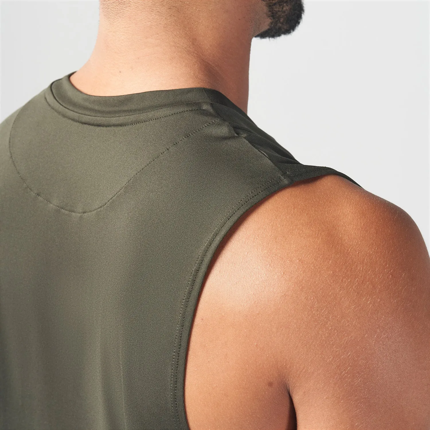 Essential Gym Tank- Khaki