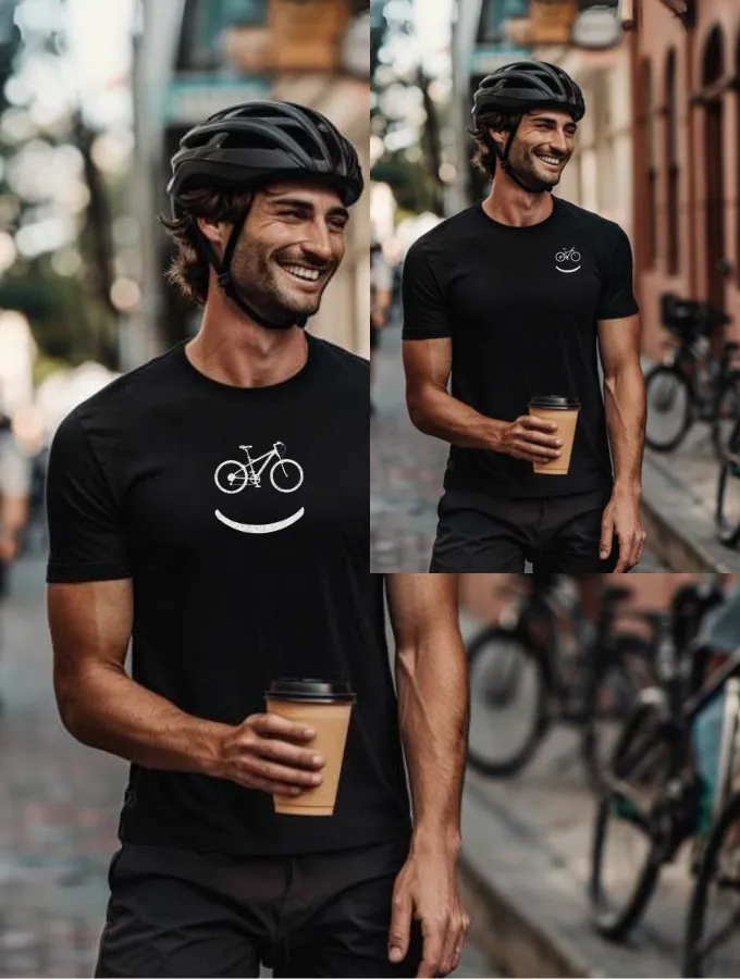 GEAR HEAD TEE - CYCLE SERIES - BLACK