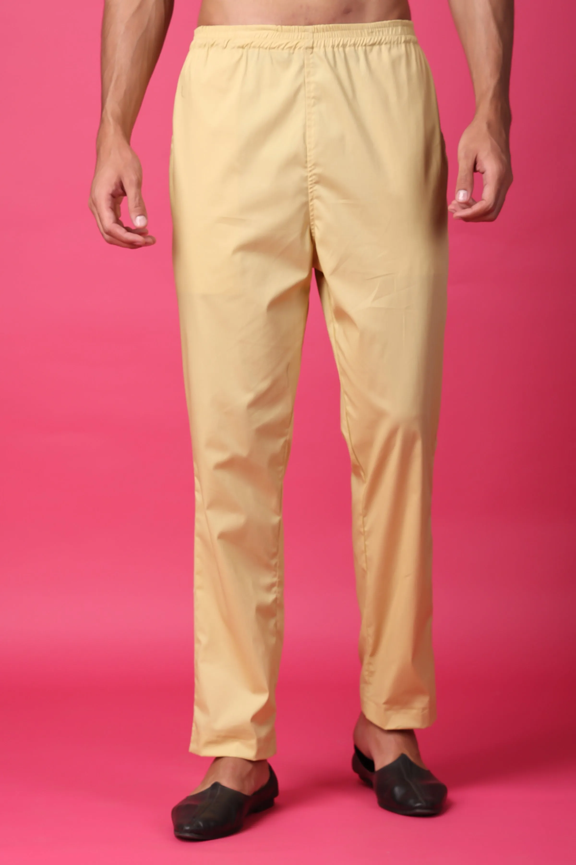 Golden Glow Textured Kurta