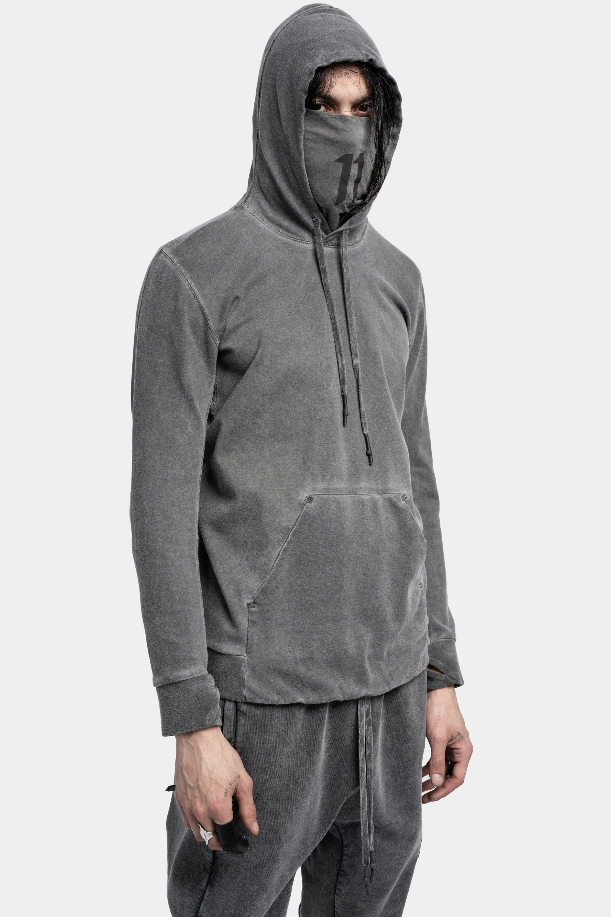 H1B - Cold dye hood sweatshirt