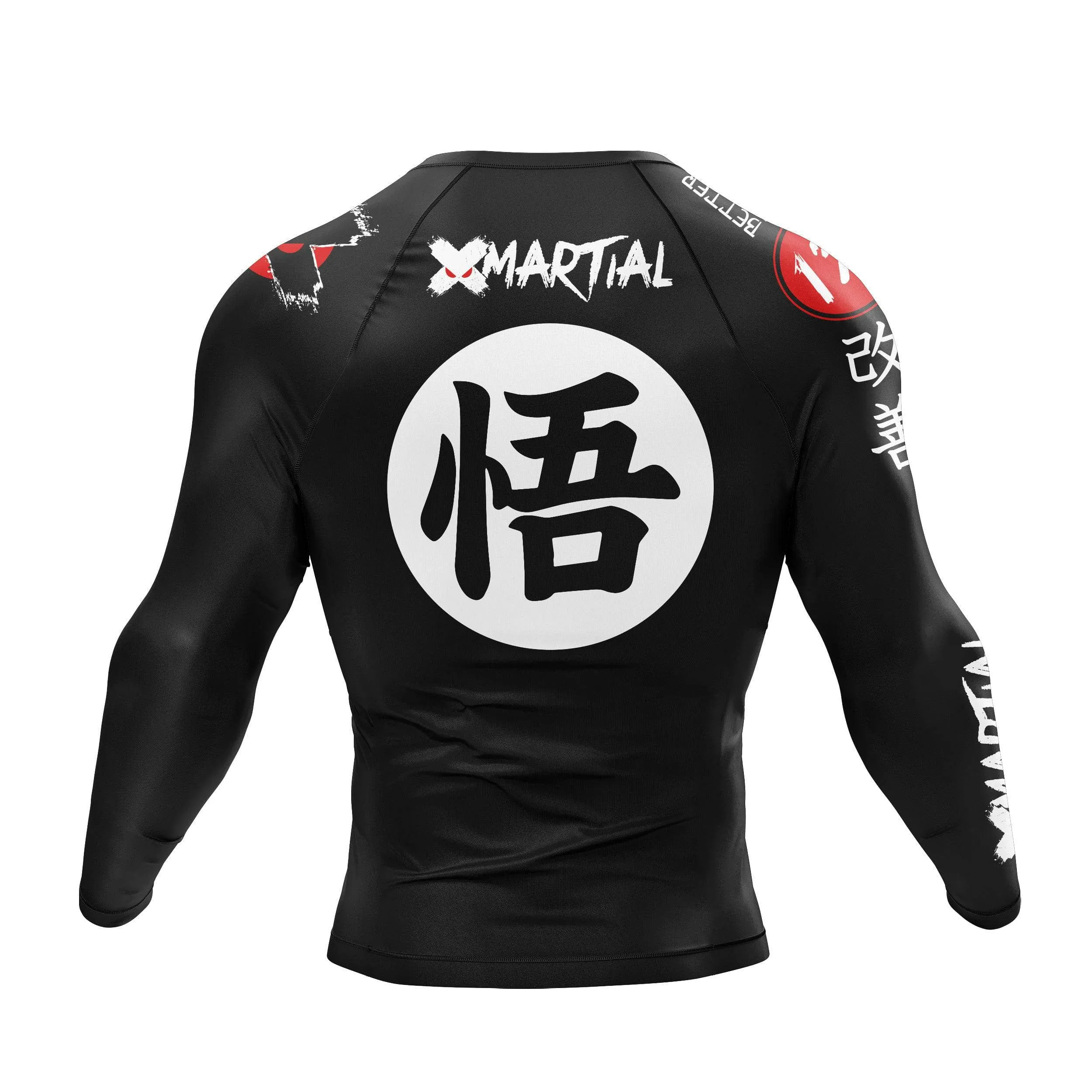 Kanji Black Rash Guard