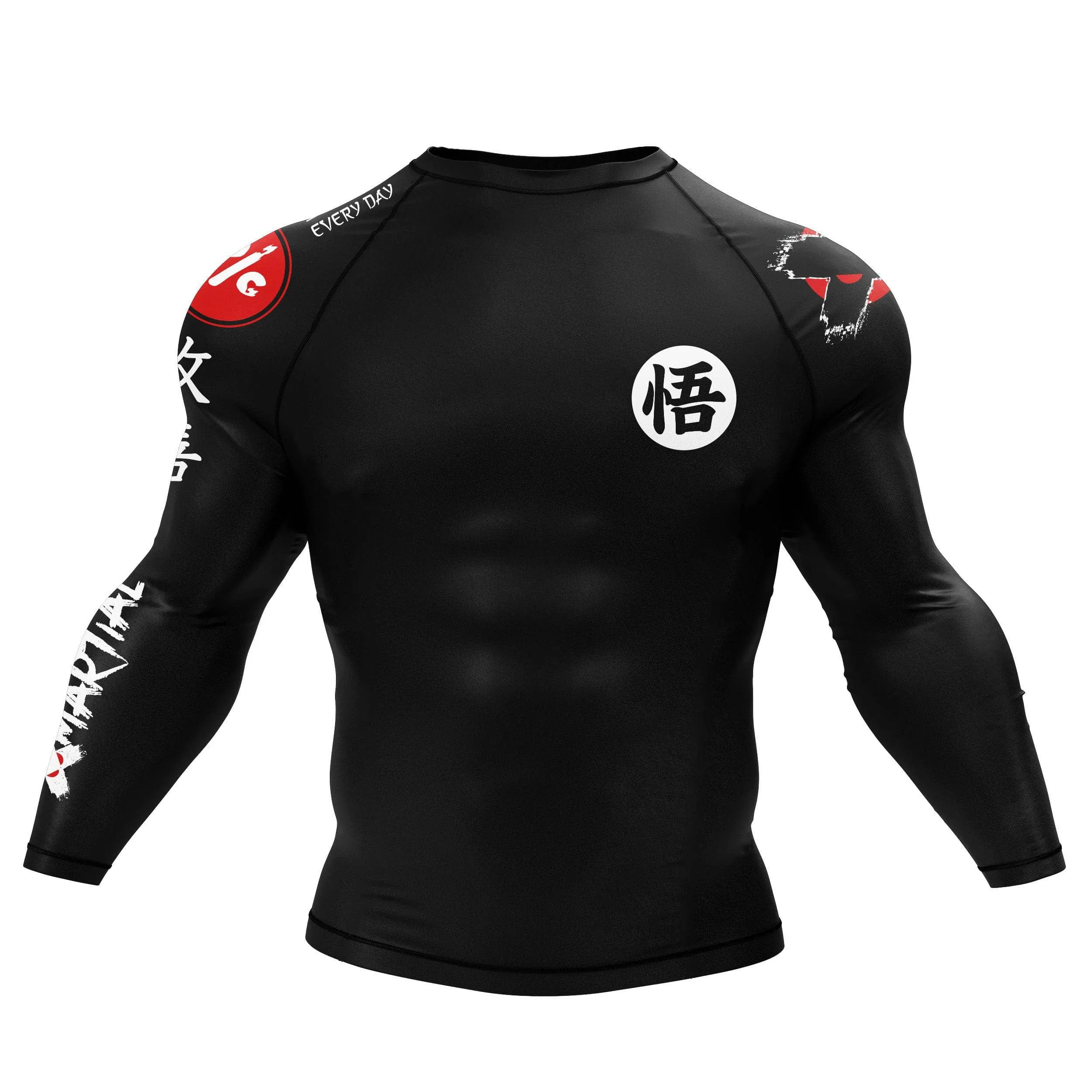 Kanji Black Rash Guard