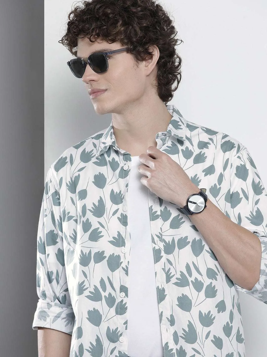 Men Abstract Printed Shirt