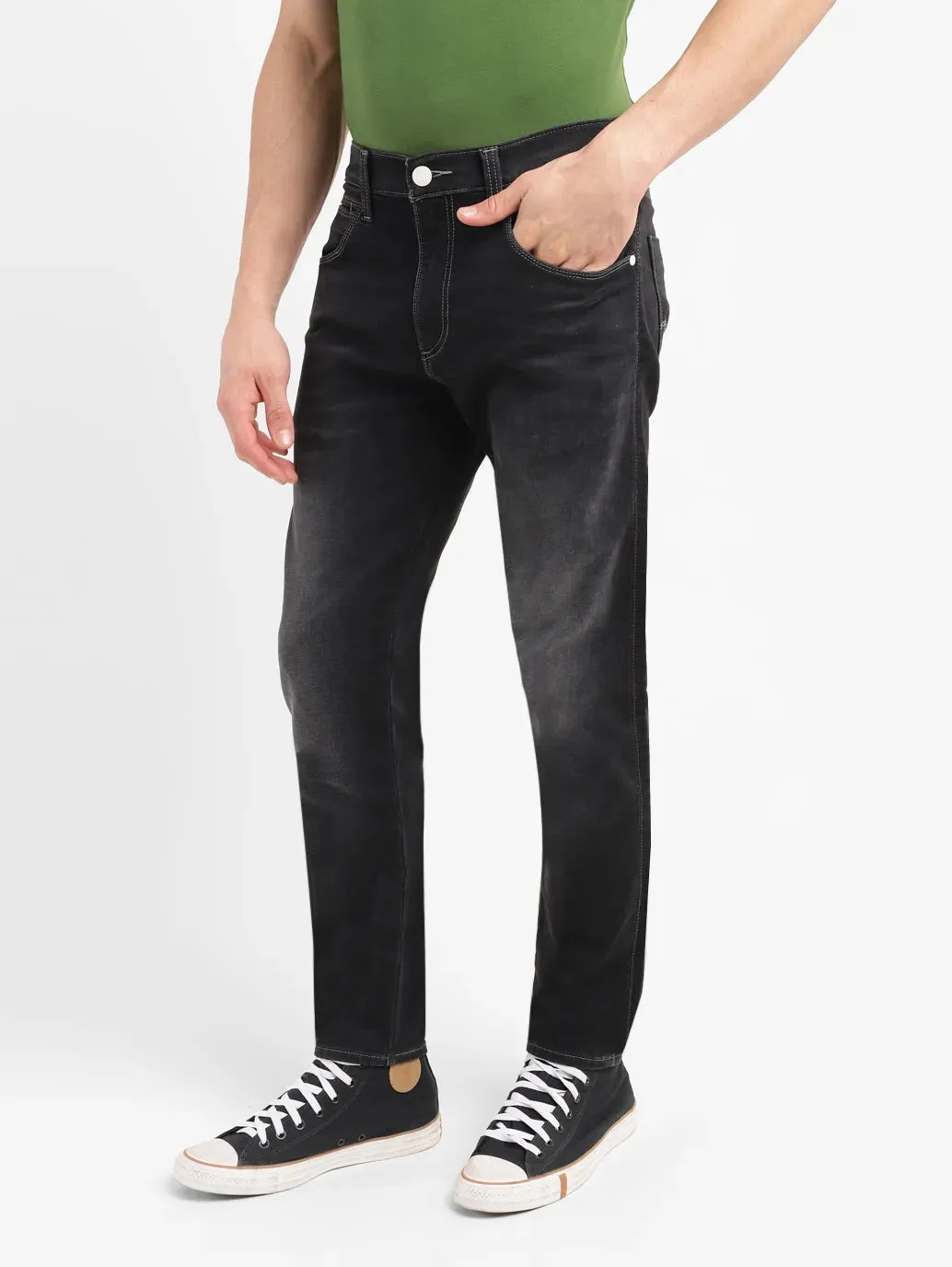 Men's 512 Black Slim Tapered Fit Jeans