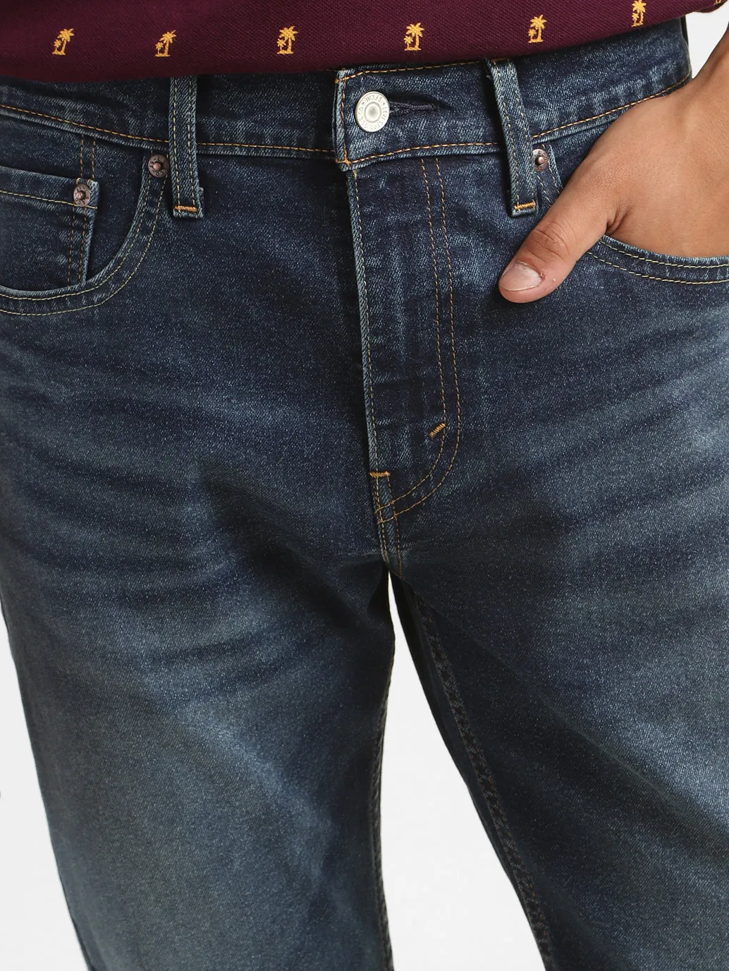 Men's 512 Blue Slim Tapered Fit Jeans