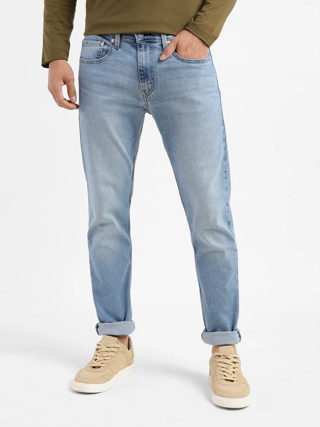 Men's 512 Blue Slim Tapered Fit Jeans