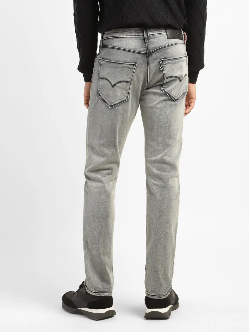 Men's 512 Light Grey Slim Tapered Fit Jeans