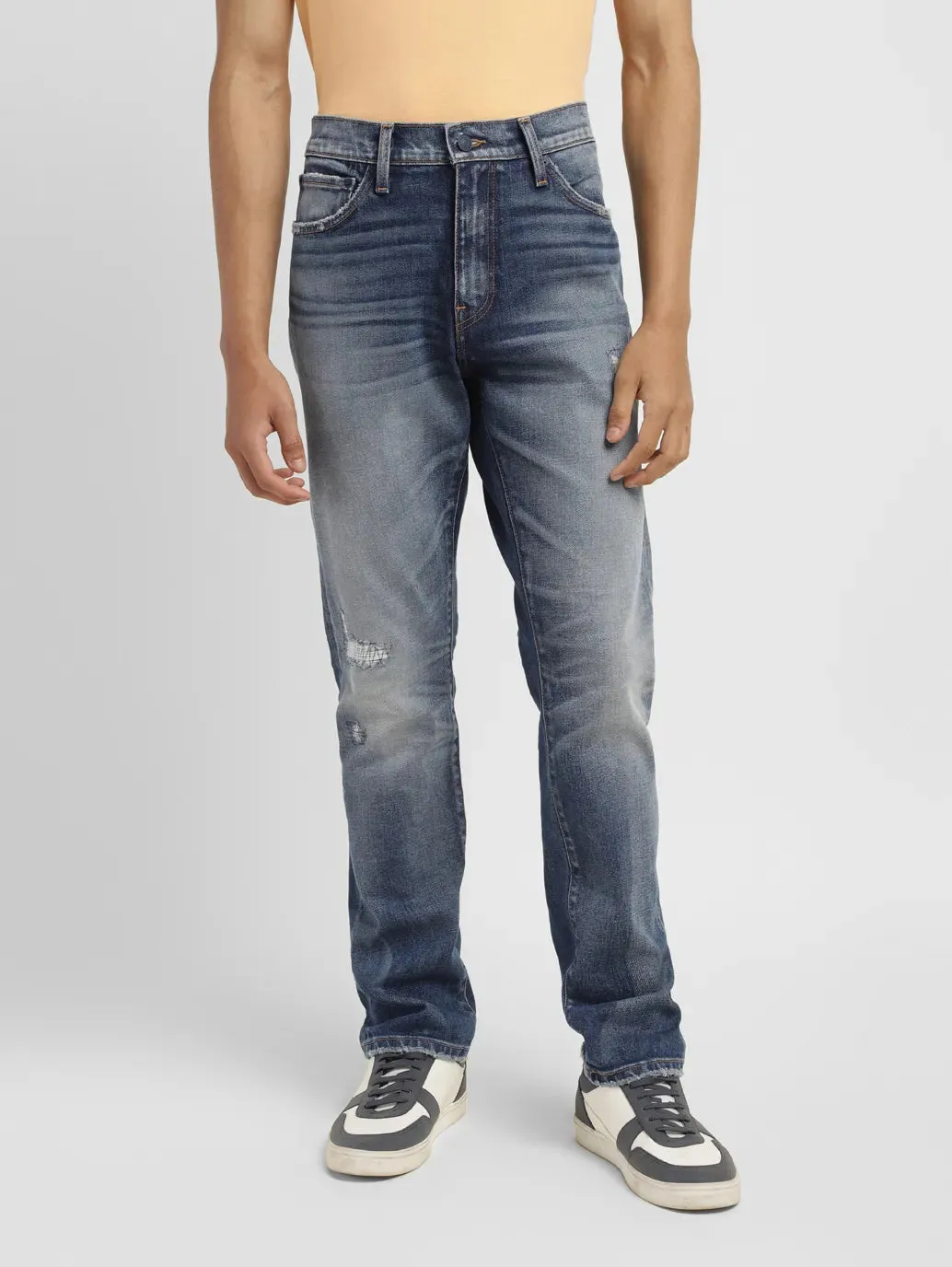 Men's 512 Mid Indigo Slim Tapered Fit Jeans