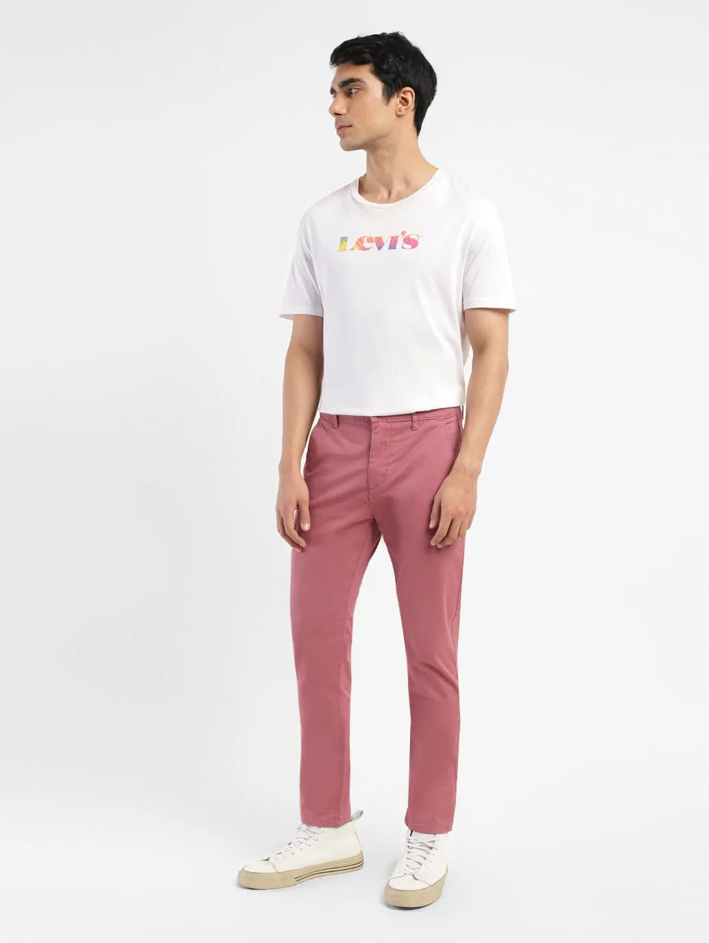 Men's 512 Pink Slim Tapered Fit Chinos