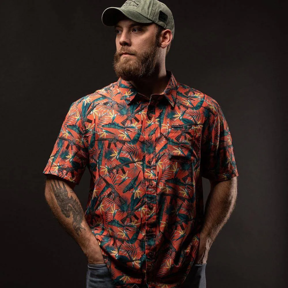 Men's At Ease Button Down - Range Paradise