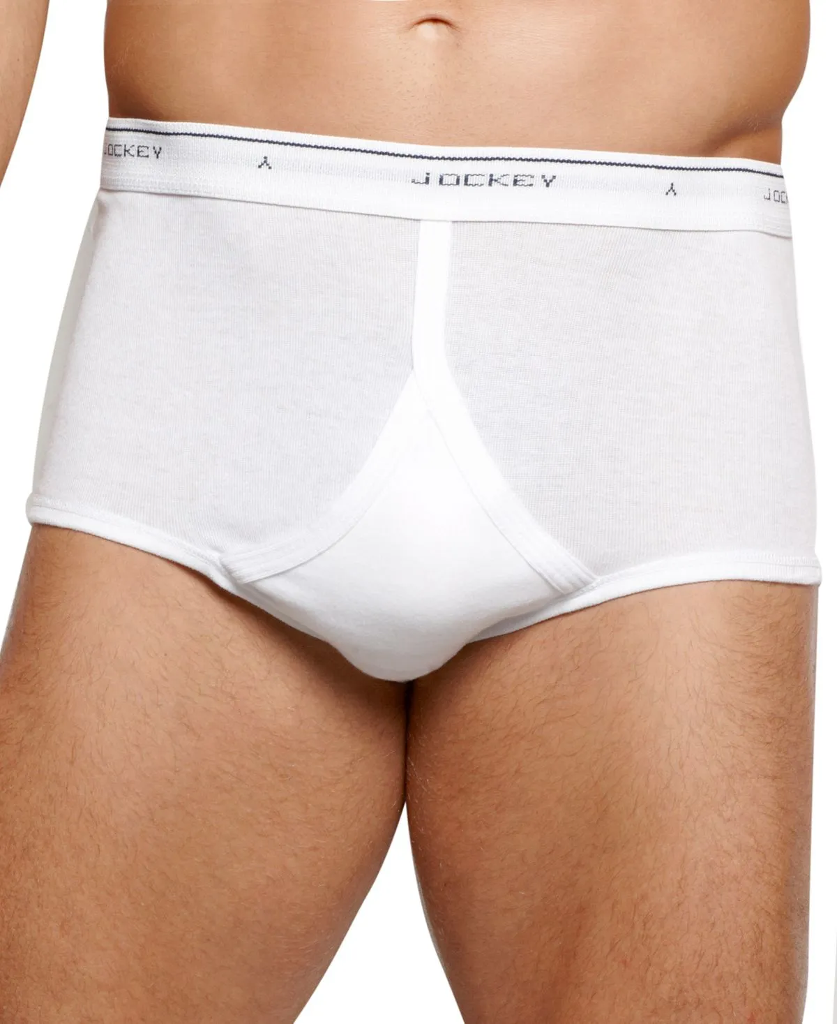 Men's Full Fit Classic Briefs for Tall Men (2 Pieces) Jockey