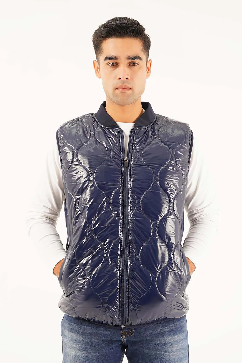 Men's Sleeve Less Puffer Jacket