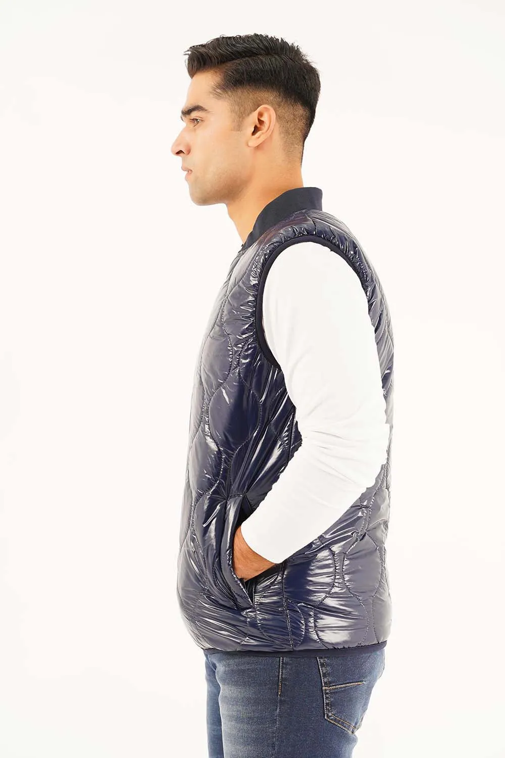 Men's Sleeve Less Puffer Jacket