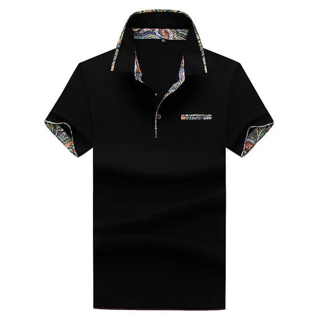 Men's Solid Color Polo Shirts