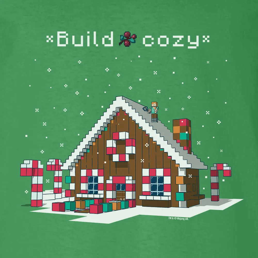 Minecraft Build Cozy Adult Long Sleeve T-Shirt