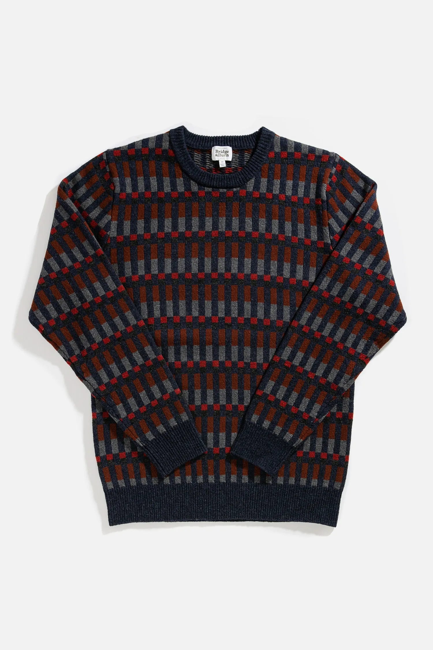 Morris Sweater / Navy Multi