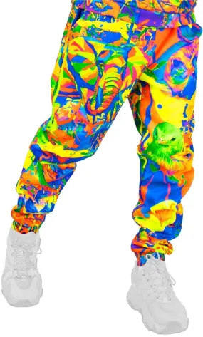 Neon Pants Glow in The Blacklight Splash Party Elegant