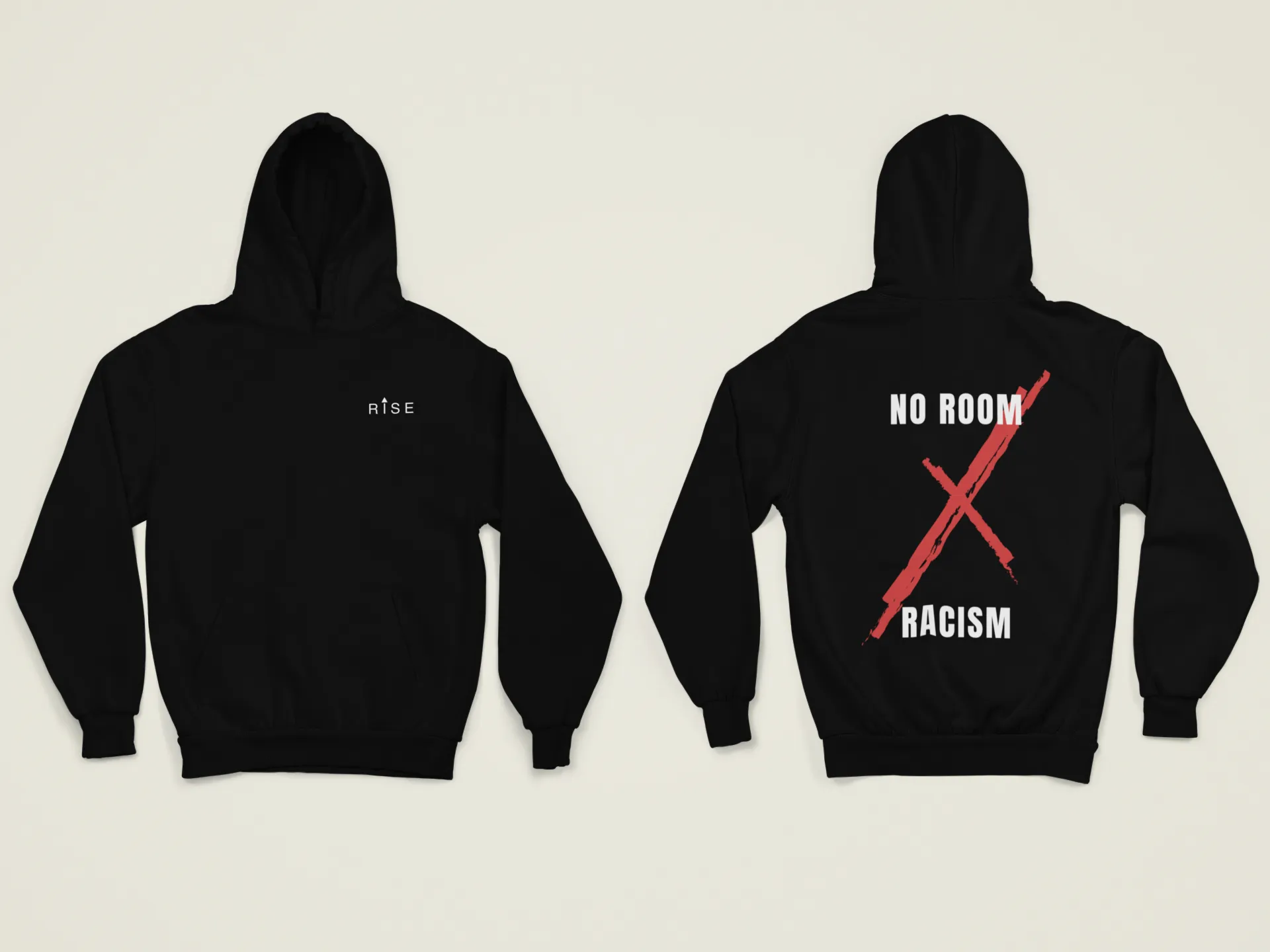 RiSE No room for Racism Hoodie for Men