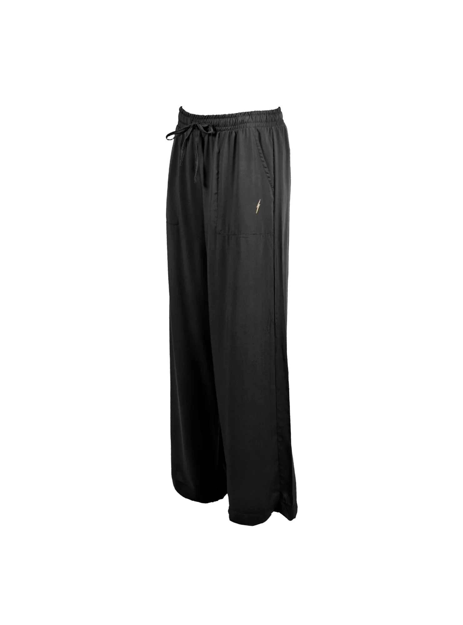 SATEEN STRAIGHT LEG PANTS