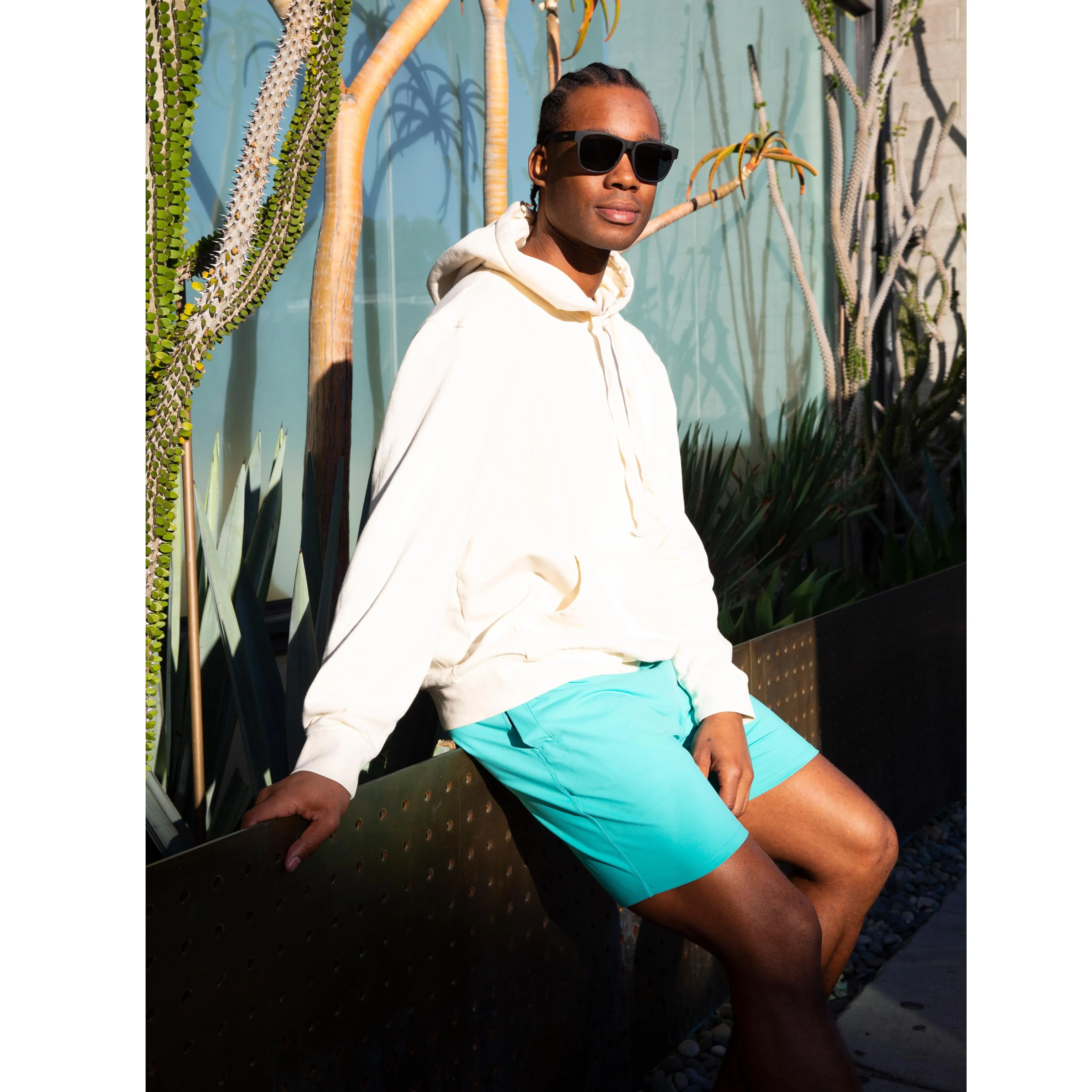 Swerve Shorts - Aqua Blue