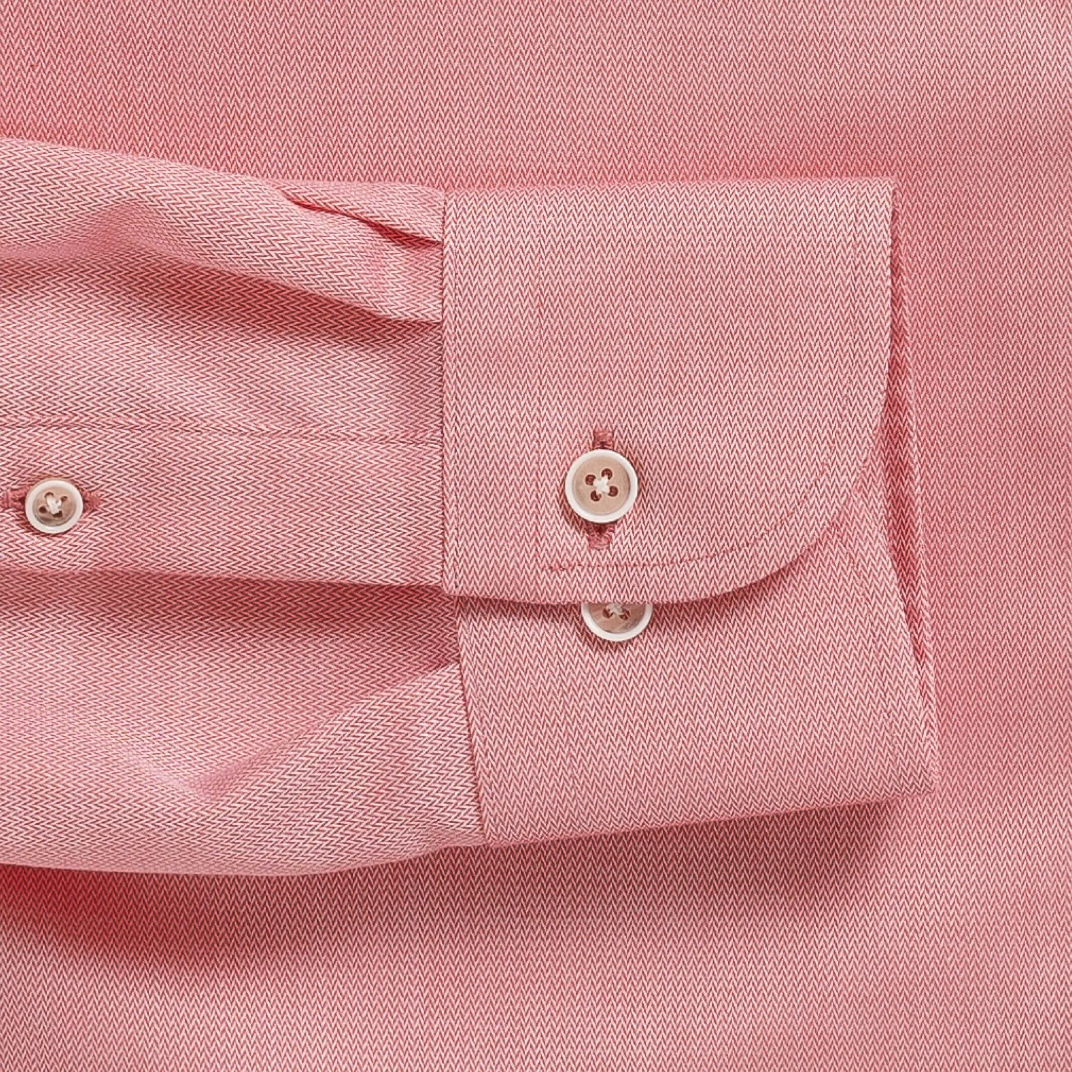 The Red Hutchins Herringbone Custom Shirt