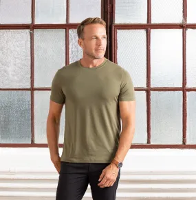 Threshold Crew Neck T-Shirt Slim Fit - Olive Green