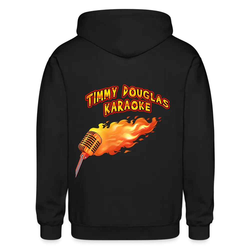 Timmy Douglas Karaoke - Gildan Heavy Blend Adult Zip Hoodie