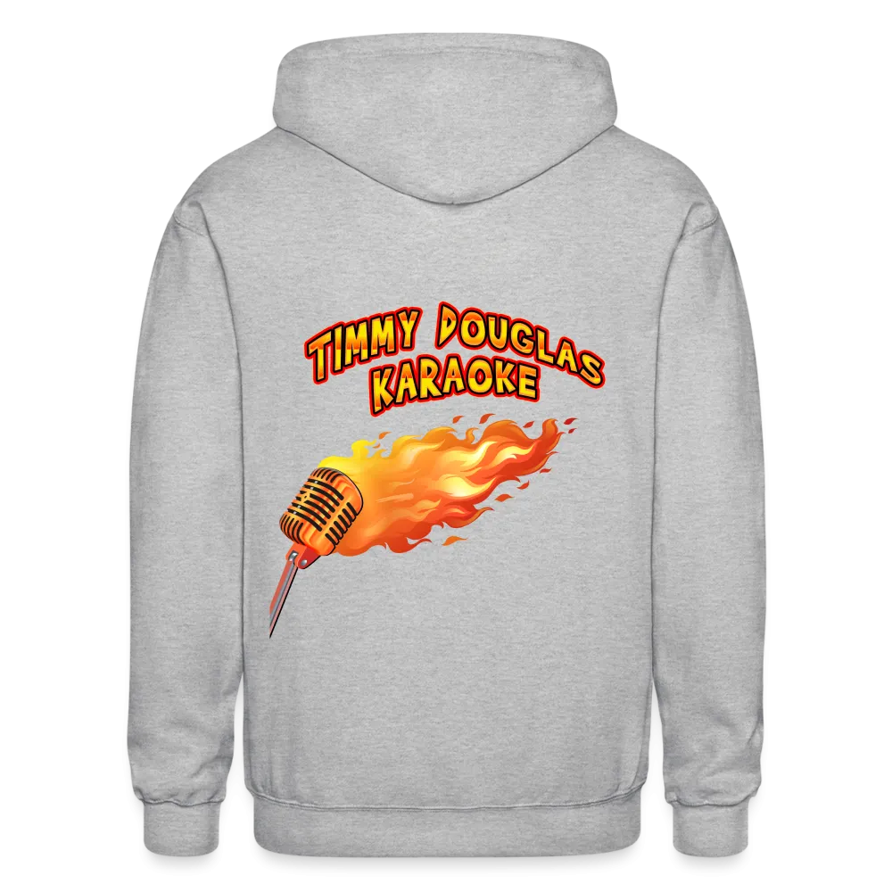 Timmy Douglas Karaoke - Gildan Heavy Blend Adult Zip Hoodie