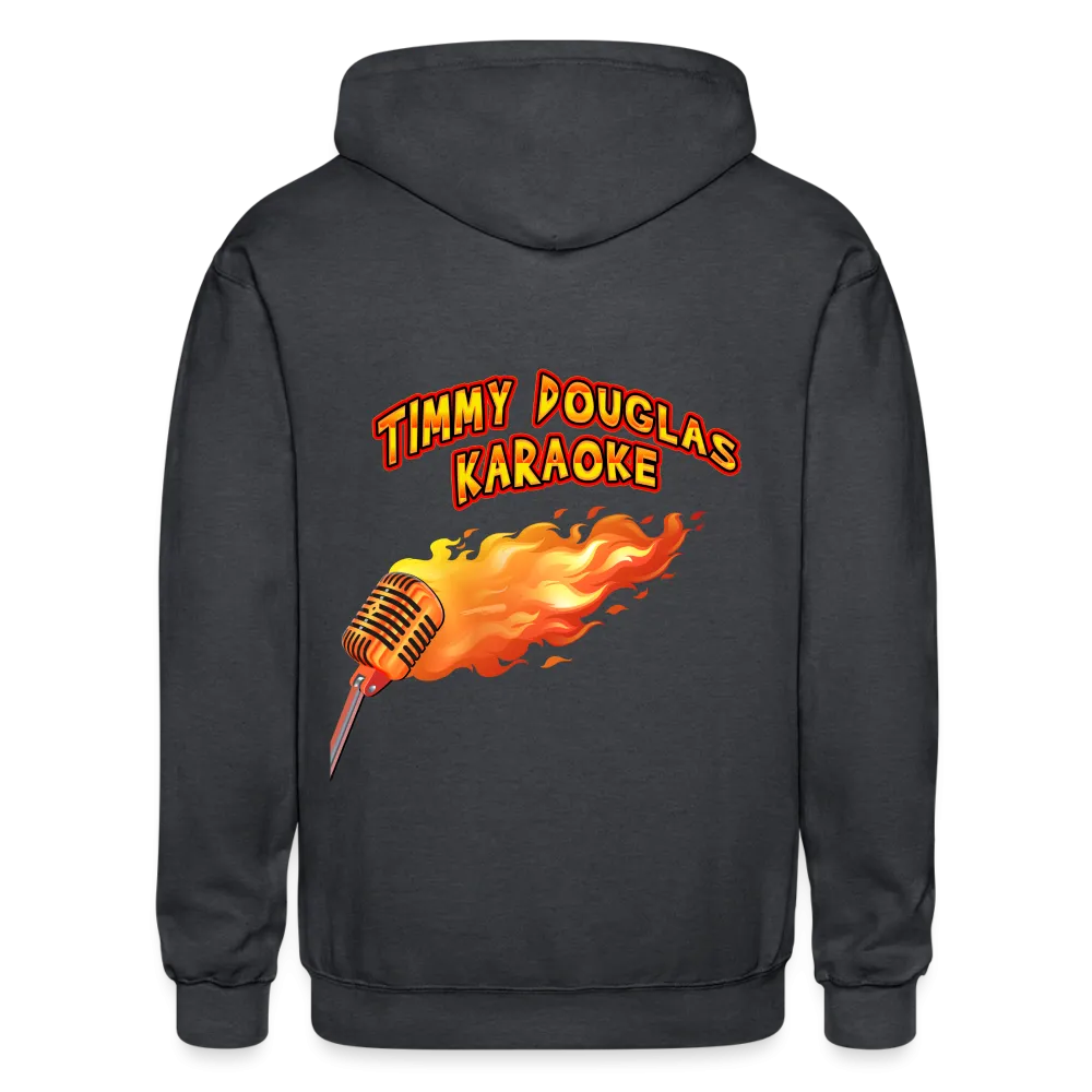 Timmy Douglas Karaoke - Gildan Heavy Blend Adult Zip Hoodie